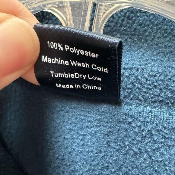 USA Olympic Mens Full Zip Up Fleece Jacket Athletic Team USA Blue Size XL - Picture 4 of 4